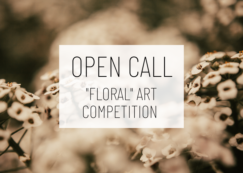 Floral art competition banner