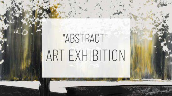 Abstract art exhibition main