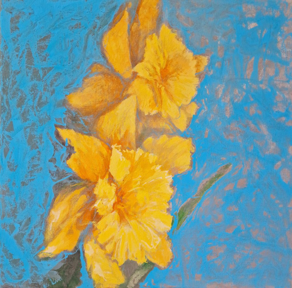 Barbos Ana Maria - Spring colors 40x40cm acrylic on canvas