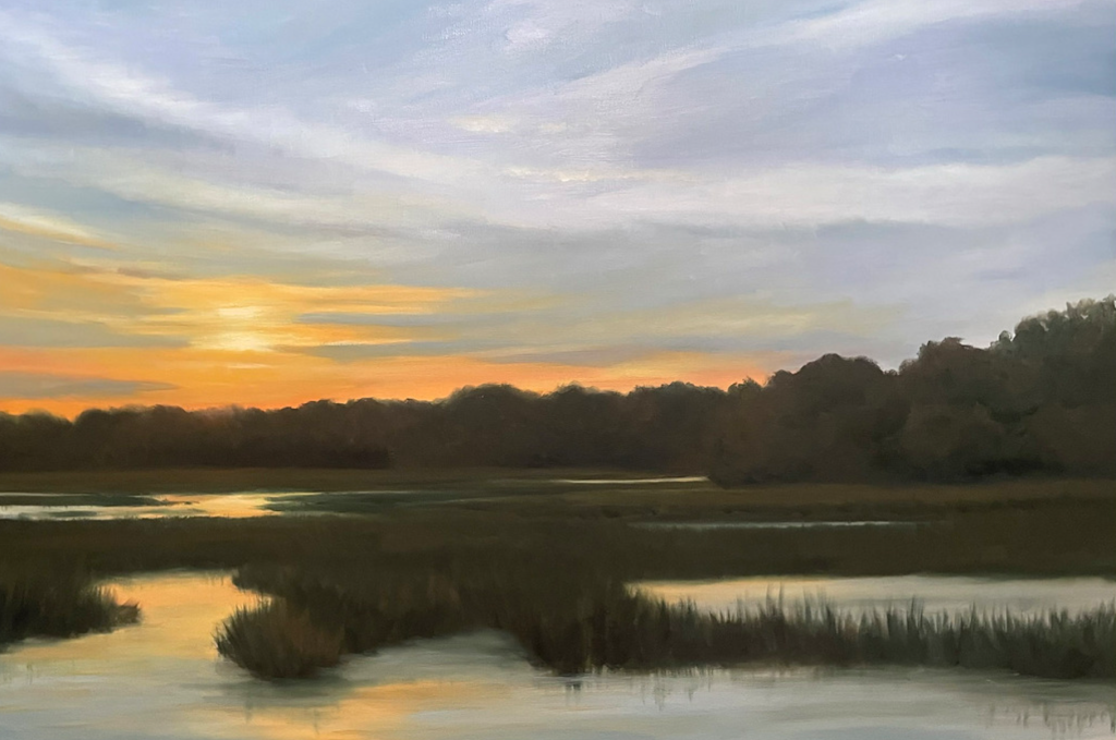 Debbie Daniels - “Mellow Yellow” - oil in canvas