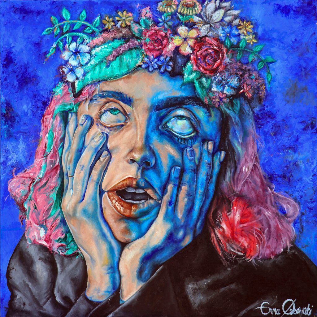 Emma Olszewski - I C U' -Oil Paint on Canvas