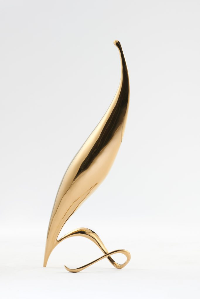 Jason Shih - Bird , Stainless steel and coated with titanium
