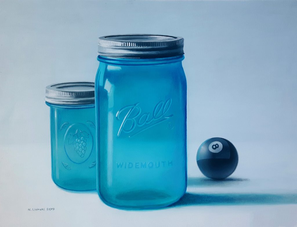 Norb Lisinski - Still Life with 8-Ball