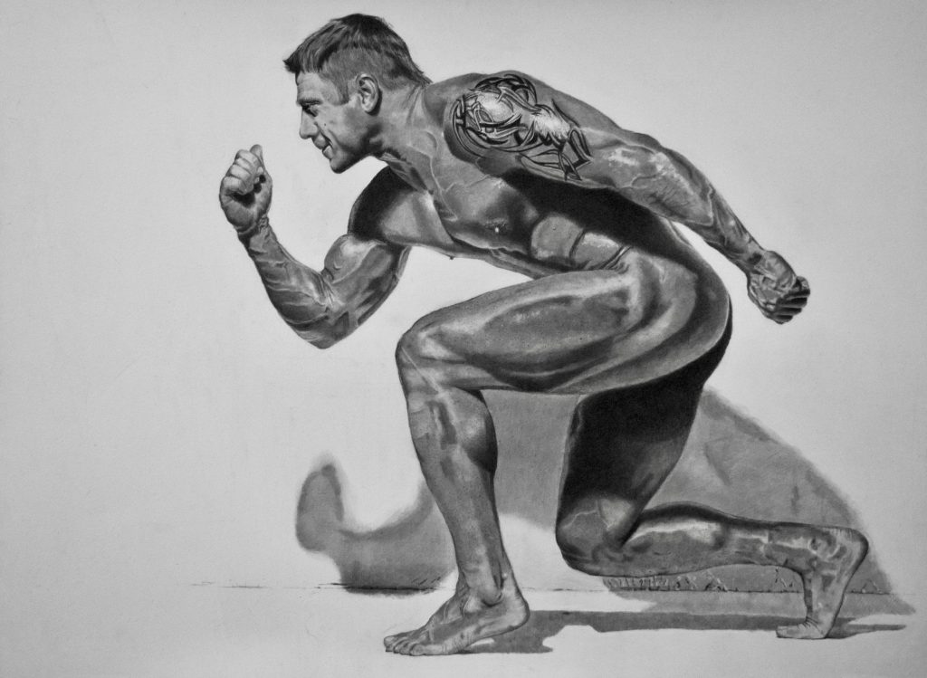 Joni L Wagner - The Body Graphite Pencil