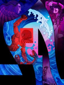 Carl Yonder - Only Way Through - Mixed Media on Canvas - https://www.carlyonder.com/ Carl Yonder - Only Way Through - Mixed Media on Canvas - https://www.carlyonder.com/