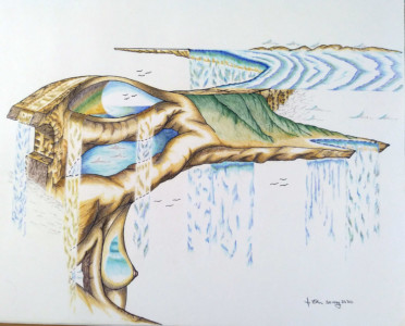 Norm Ellis - Fantasy 7 - Mix; https://southerncaliforniaartists.org/portfolio/norm-ellis/ Norm Ellis - Fantasy 7 - Mix