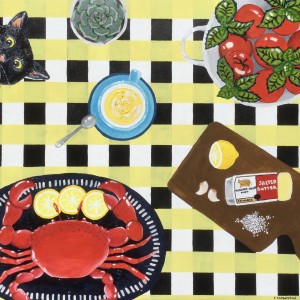 Fika Karnadewi Bisque Acrylic on canvas original 380 @fi_kochu