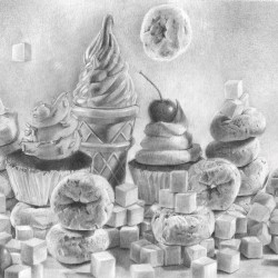 Jessica Burke - The Architecture of Reassurance Graphite on Strathmore 400 Bristol Board www.JessicaBurkeArtist.com