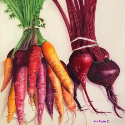 Rochelle Oberholser Barb's Crop Colored Pencil $300.00 https://www.facebook.com/shelley.althouseoberholser