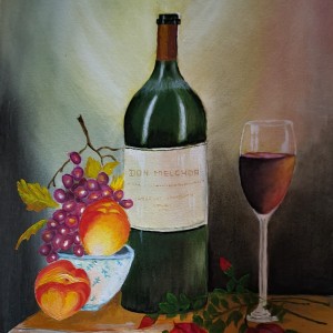 Deepa Mathur - Elegance, Oil on canvas