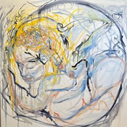 Dream Womb - Oil on canvas, 36 x 36 in. - brandacmaholtz.com