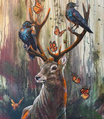 Crossroads _ Acrylic on Canvas - https://www.orzlowski.com/ Lynette Orzlowski