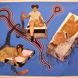 Owning my essence / oil paint on canvas - www.mesomaonyeagba.com Mesoma Onyeagba