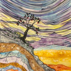 Withstanding the Storm - Watercolor - https://sites.google.com/view/susn-milln/home Susan Millan - Withstanding the Storm - Watercolor- https://sites.google.com/view/susn-milln/home