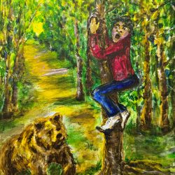 "On the Verge", Acrylic on Canvas, 30 x 25 cm - No Website Tatjana Tarasenko - "On the Verge", Acrylic on Canvas, 30 x 25 cm- No Website