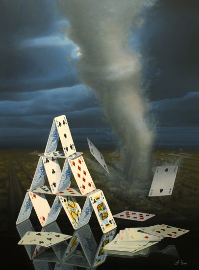 Everything can change - Acrylic painting on canvas 60 cm x 80 cm - instagram.com/alekferraripainter Alek Ferrari - Everything can change - Acrylic painting on canvas 60 cm x 80 cm