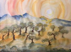 Olive Grove / Oliwkowy gaj - https://barbaraputo.pl Barbara Puto - Olive Grove / Oliwkowy gaj