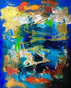 Shakti(2)   Size 8” x  10” ,mix media on canvas  - No Website Debjani Datta - Shakti(2) Size 8” x 10” ,mix media on canvas