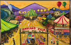 Mayland Fair - Acrylic Painting - No Website Katherine G Stewart - Mayland Fair - Acrylic Painting