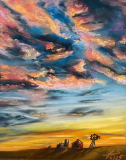 Northern Colorado Sunset - www.dogoodart.com Jim Slavik - Northern Colorado Sunset