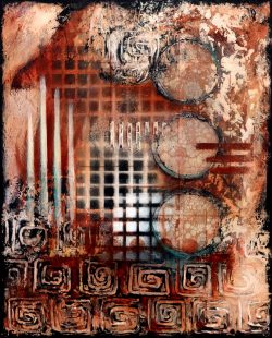 Interwoven acrylic - No Website Karen Macdonald - Interwoven acrylic