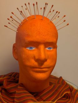 Hot Head - mixed media - No Website Lauren Manera - Hot Head - mixed media