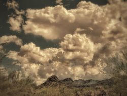 Over Rattlesnake Ridge in Tucson - photograph - No Website Michele M Miller - Over Rattlesnake Ridge in Tucson - photograph