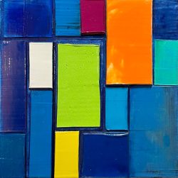 Random Ashlar 1, Acrylic on canvas - https://www.nwbrownstudio.com/ Nancy Wallace - Random Ashlar 1, Acrylic on canvas