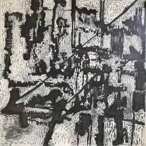 Blind Corners - Acrylic in canvas - No Website Ali Bazmandegan - Blind Corners - Acrylic in canvas