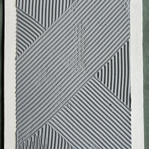 Void Stripes #1, Spackle and Watercolor on Wood - No Website David Allen - Void Stripes #1, Spackle and Watercolor on Wood