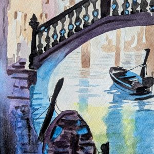 Morning Drifting Watercolor - No Website Gayle Miller - Morning Drifting Watercolor