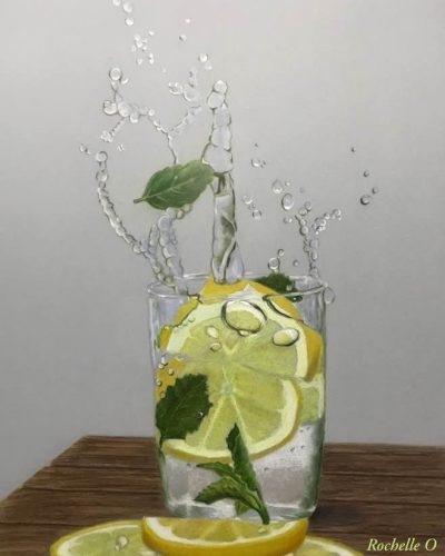Rochelle Oberholser - Lemon Drop 2 colored pencil - https://www.facebook.com/shelley.althouseoberholser Rochelle Oberholser - Rochelle Oberholser - Lemon Drop 2 colored pencil