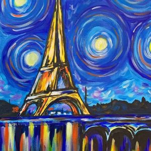 Susan Millan - Midnight in Paris, Acrylic - https://sites.google.com/view/susn-milln/home Susan Millan - Midnight in Paris, Acrylic - https://sites.google.com/view/susn-milln/home