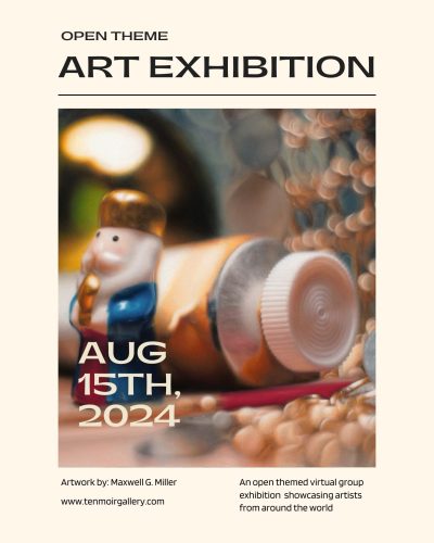 2nd Open Theme art exhibition Flyer