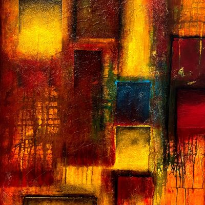 Cemetery Sunshine - Acrylic on Canvas - marksajatovichart.com